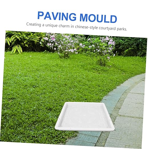 Abaodam Garden Concrete Paving Mold DIY Stepping Stone Kit Square Paver Brick Mould