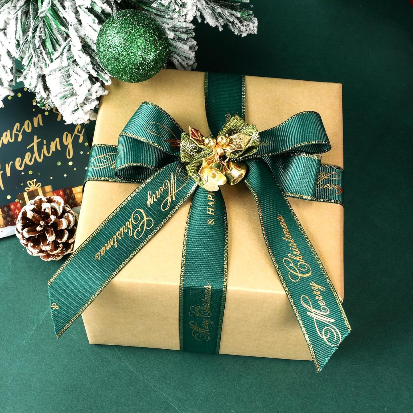 NESCCI Gold Matte Wrapping Paper,Solid Color Pearly-Lustre Paper-3 Roll,17 Inches X 32.8 Feet Per roll.Gift Wrapping Paper,Perfect for Wedding,Valentine's Day,Birthday, Christmas,Baby Shower
