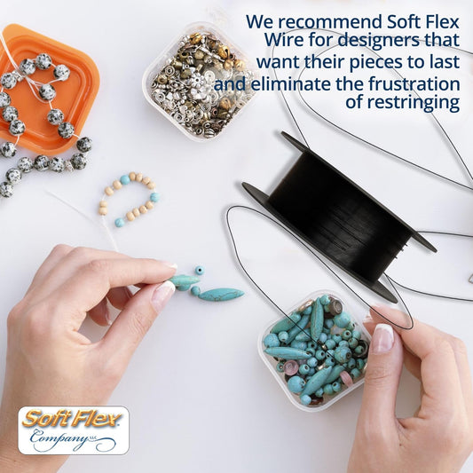 Soft Flex 49 Strand Beading Wire - Medium 0.19 Diameter - 30 Feet Nylon Design Wire - Crafty Corner