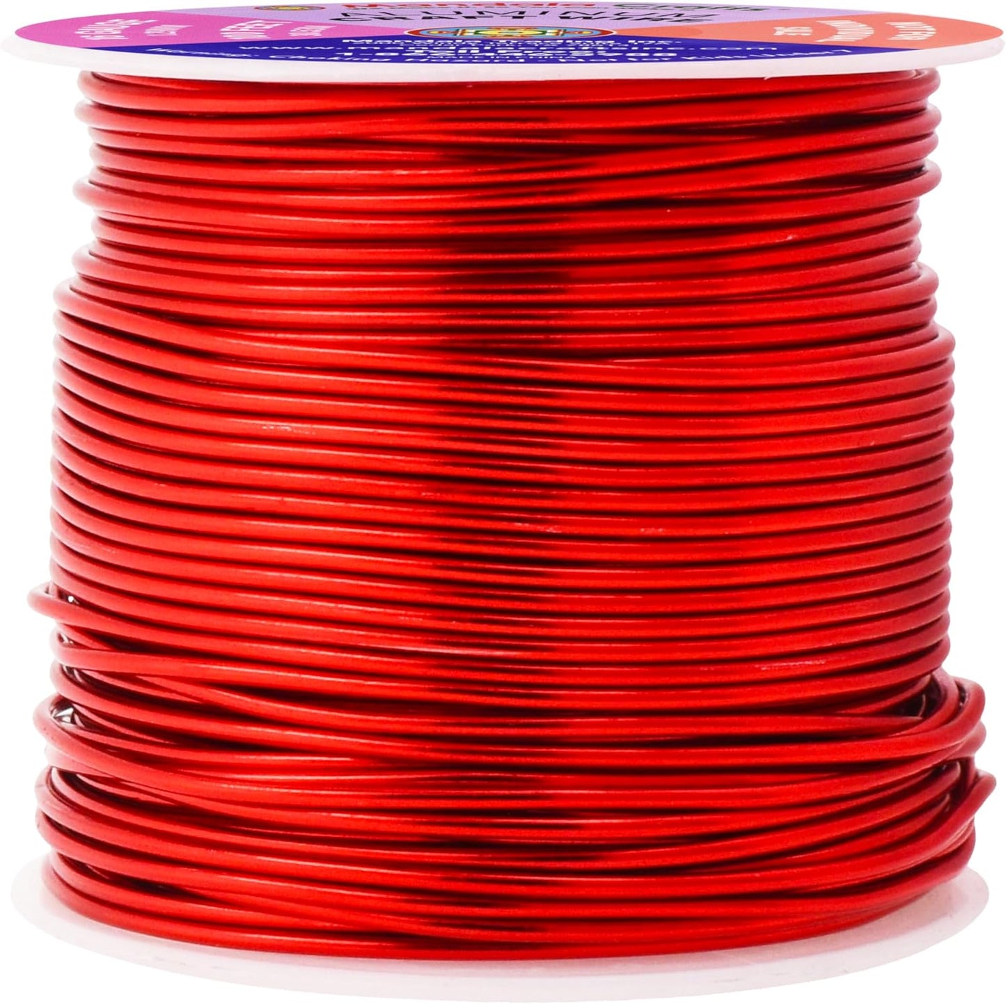 Mandala Crafts 16 Gauge Anodized Aluminum Craft Wire for Jewelry Making – 390 FT Colored Flexible Silver Copper Black Pink Ice Blue Red Wire - Bendable for Bonsai Armature Crafting Sculpting - Crafty Corner