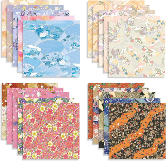 Origami Paper Kit 100 Sheets 6 Inch Square Double Sided Color 20 Vivid Colors for Hand Crafts Origami Paper Arts Creativity.Japanese Style - Crafty Corner