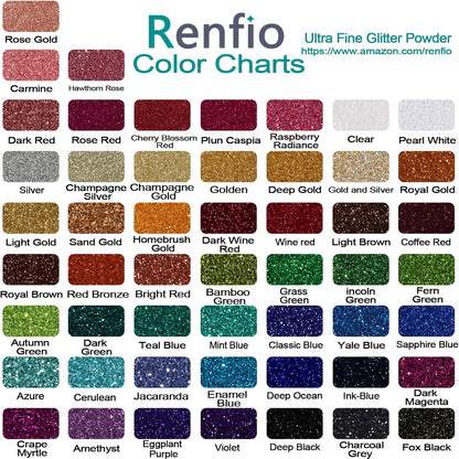 Renfio Ultra Fine Dark Wine Red Glitter Powder, 2.11 Oz (60g), PET Flakes, Crafts, Sequins, Slime Decoration, Safe, Easy to Store, Burgundy Glitter Epoxy Chips Flakes for Christmas Roses Tumblers