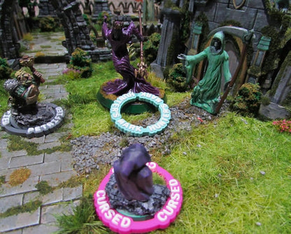 Futhark DND Condition Rings Set: 112 Vibrant DND Condition Markers to Eliminate Confusion - Great DND Gift in Exceptional Storage Box - RPG Accessories for Unforgettable Dungeons and Dragons Nights
