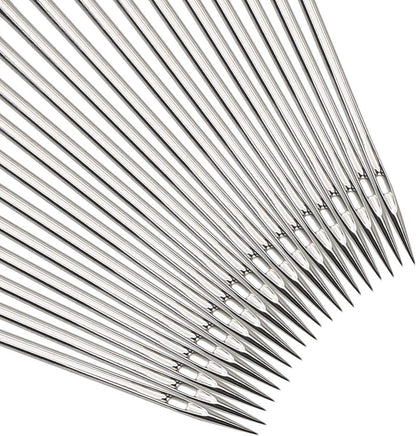 30 Pack Sewing Machine Needles Size 75/11 130/705H HAx1 Embroidery Sewing Needles for Brother Sewing Machine (3 Pack of 10 Needles)
