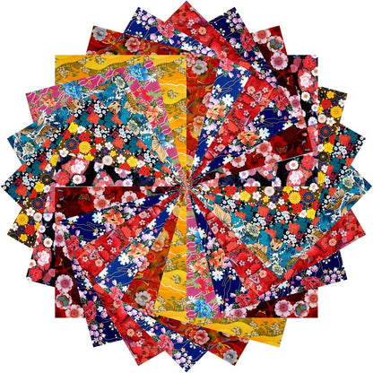 Japanese Washi Origami Paper 500 Sheets, 10 Vivid Colors, Colors Make Colorful and Easy Origami,6 Inch Square Sheet, for Kids & Adults, Papers, Arts and Crafts Projects (E-Book Included) - Crafty Corner