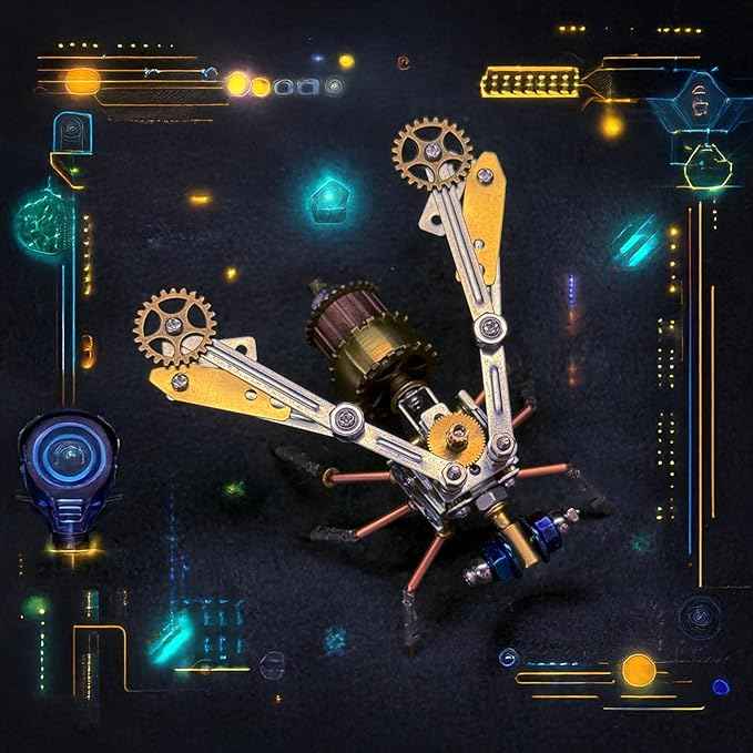 3D Metal Model Kits Insect Bug Mechanical Steampunk Science Kit Metal Building DIY Projects Arts and Crafts Hobby Kits Gift Ideas for Birthday & Christmas (Mechanical Insect)