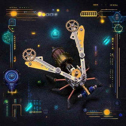 3D Metal Model Kits Insect Bug Mechanical Steampunk Science Kit Metal Building DIY Projects Arts and Crafts Hobby Kits Gift Ideas for Birthday & Christmas (Mechanical Insect)