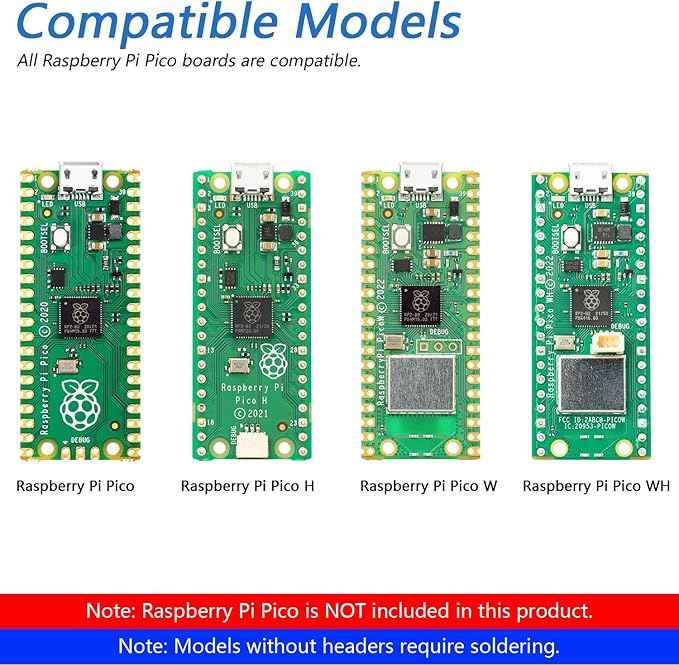 Freenove 4WD Car Kit for Raspberry Pi Pico (Not Included) (Compatible with Arduino IDE), Dot Matrix Expressions, Obstacle Avoidance, Line Tracking, Light Tracing, Colorful Light, App
