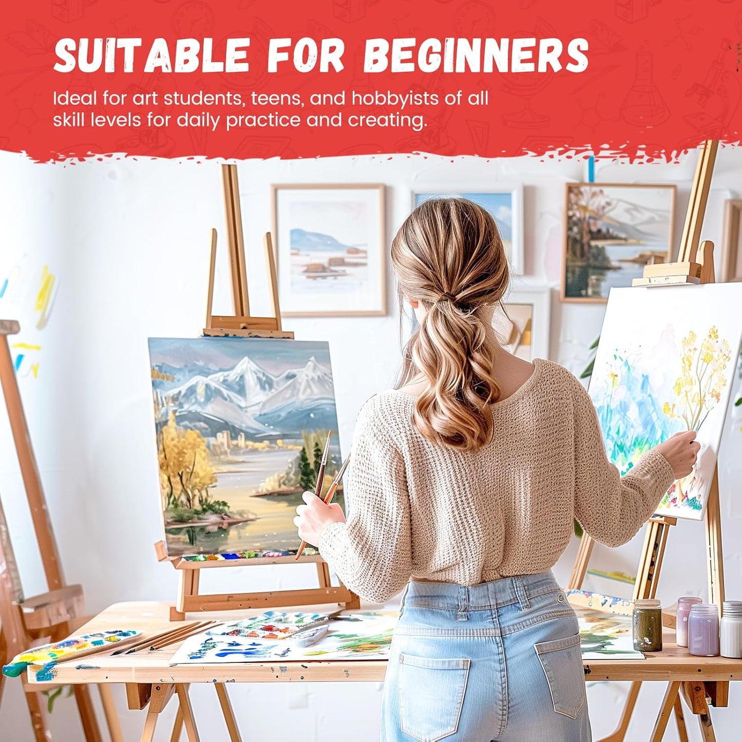 Simetufy 30 Pack Canvas Boards for Painting 11 x 14 inch, Blank Canvas Panels- Gesso Primed Acid-Free 100% Cotton for Acrylics Oil Watercolor Tempera Paints