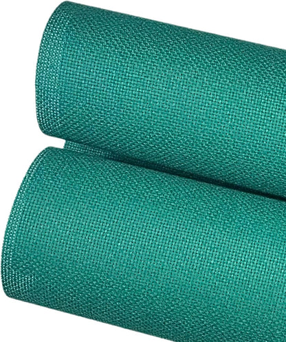 2 Sheets of Green 14 Count Aida Cloth – 21 x 21 Inch Pre-Cut Fabric Squares – Cross Stitch Fabric – 100% Cotton – Ideal for Needlework & Embroidery – The Knotty Unicorn