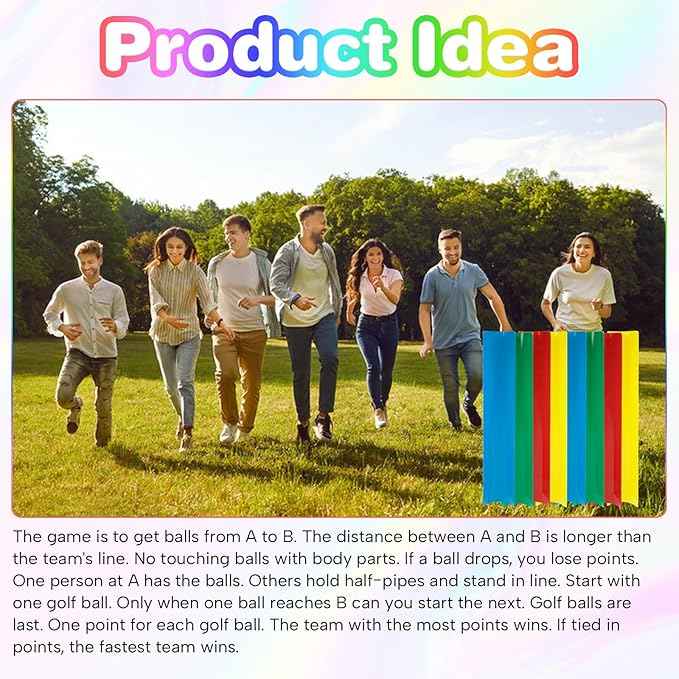 Team Building Games Activities, Pipeline Kit Group Games, Ice Breaker, Teamwork Games, Field Day Outdoor Youth Sports