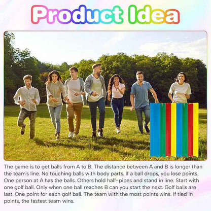 Team Building Games Activities, Pipeline Kit Group Games, Ice Breaker, Teamwork Games, Field Day Outdoor Youth Sports
