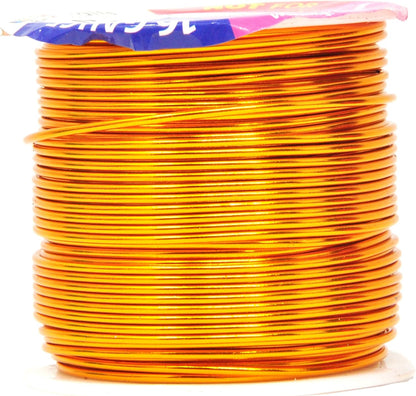 Mandala Crafts 16 Gauge Anodized Aluminum Craft Wire for Jewelry Making – 390 FT Colored Flexible Silver Black Gold Purple Red Kelly Green Wire - Bendable for Bonsai Armature Crafting Sculpting - Crafty Corner
