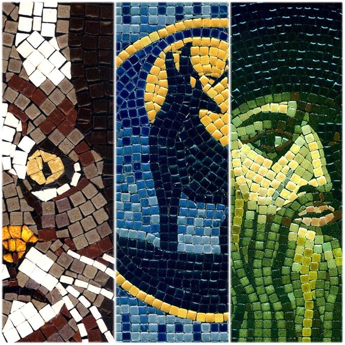 DIY Creative Projects for Adults: Make Your Own Mosaic Art, Square 7inch (20cm) Panda