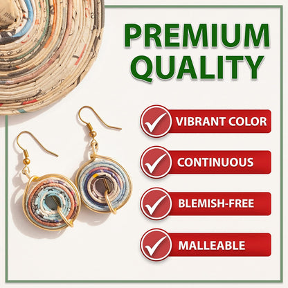 Mandala Crafts 10 Gauge Anodized Aluminum Craft Wire for Jewelry Making - 120 FT Colored Flexible Silver Copper True Blue Brown Red Kelly Green Wire - Bendable for Bonsai Armature Crafting Sculpting - Crafty Corner
