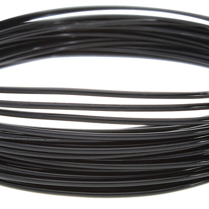 The Beadsmith Anodized Aluminum Wire – 12 Gauge – 39 feet – Black Color – Bendable Craft Wire Used to Jewelry Making, Wire Wrapping, Sculpting, Floral, Modeling and Other DIY Arts & Crafts