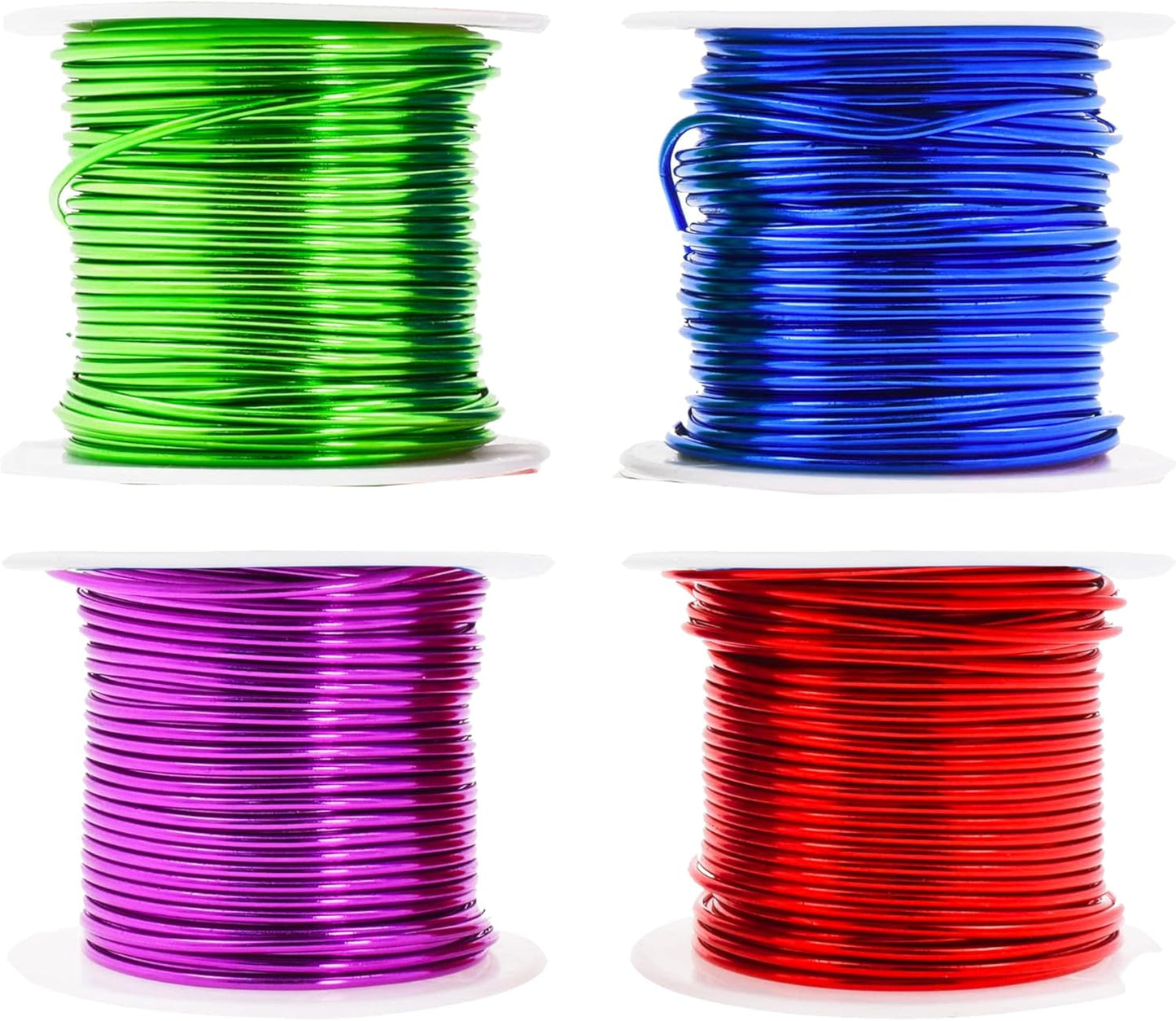 Mandala Crafts 12 Gauge Anodized Aluminum Craft Wire for Jewelry Making - 240 FT Colored Flexible Rainbow Wire - Bendable for Bonsai Armature Crafting Sculpting - Crafty Corner