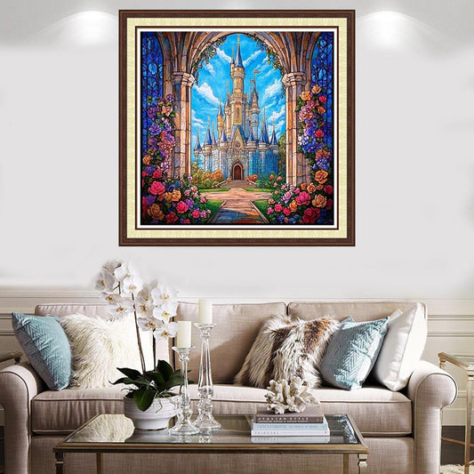 Findvoor Counted Cross Stitch Kits for Adults Full Range of Cross Stitching Embroidery Unprinted Pattern for Beginners, 11CT Needlepoint Kit Patterns Embroidery Kits-