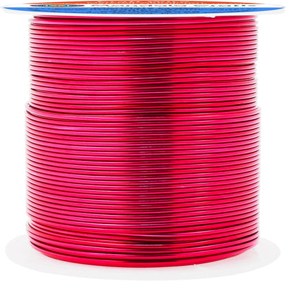 Mandala Crafts 20 Gauge Anodized Aluminum Craft Wire for Jewelry Making - 100 FT Colored Flexible Raspberry Wire - Bendable for Bonsai Armature Crafting Sculpting - Crafty Corner