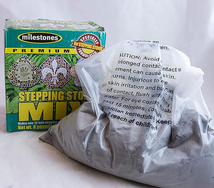 Midwest Products Co. Milestones Premium Stepping Stone Cement Mix 8 Pound Box for Stepping Stone Kits - 903-16102