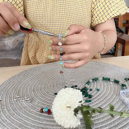 Xmada Jewelry Making Supplies Kit - 1587 PCS Beads, Crystal Beads, Jewelry Pliers, Beading Wire, Earring Hooks, Rings, Bracelets for Girls and Adults