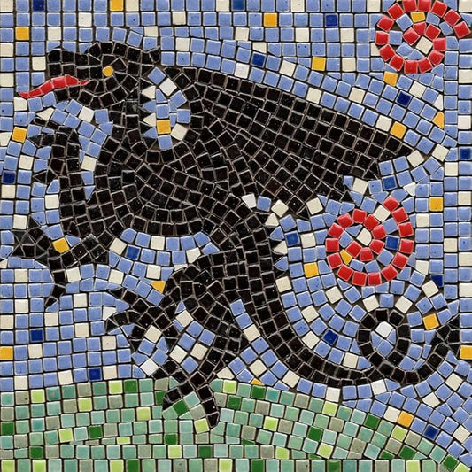 Complete Your Next DIY Project with Our Ceramic Mosaic Kit, Square 7inch (20cm) Dragon