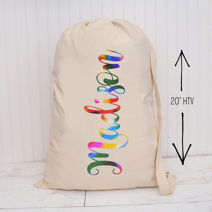 Threadart Galaxy Rainbow Heat Transfer Vinyl Film | Custom Cut Roll 20" Wide by The Yard | Compatible with Venture Explore and Maker, Silhouette Cameo, & Large Format Cutters