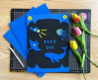 MEARCOOH Blue Foam Sheets Crafts 9x12 Inch 2mm Eva Color Craft Foam Paper for Crafts Project Preschoolers Classroom Scrapbooking DIY Cosplay(10 Sheets) - Crafty Corner