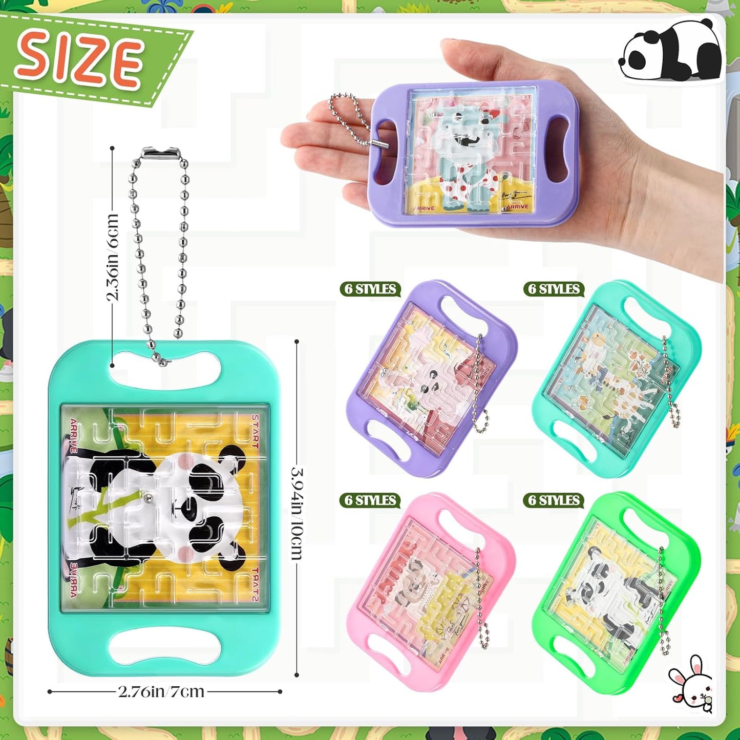 Maze Puzzle Keychain Cubes Bulk Christmas Maze Game Puzzles Keychain Cubes Handheld Brain Teaser Puzzle Party Favors for Kids Students Christmas Stocking Stuffer Gifts