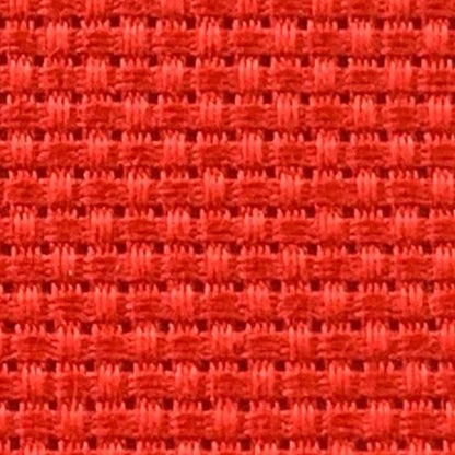 2 Sheets of Red 11 Count Aida Cloth – 21 x 21 Inch Pre-Cut Fabric Squares – Cross Stitch Fabric – 100% Cotton – Ideal for Needlework & Embroidery – The Knotty Unicorn