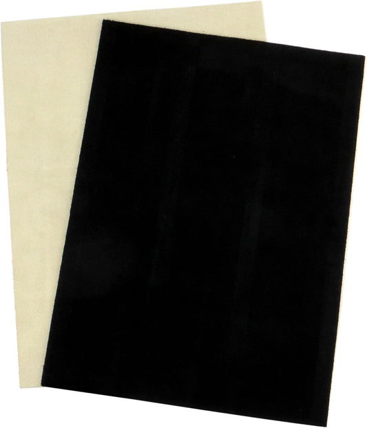 Premium Quality Suede Sheets 8.5"x12" with Super-Strong self-Adhesive Backing. Ideal for Making Peel-and-Stick (self-Stick, Stick-on) Soles for Dance Shoes, [SUEDE-DIY-r01]. - Crafty Corner