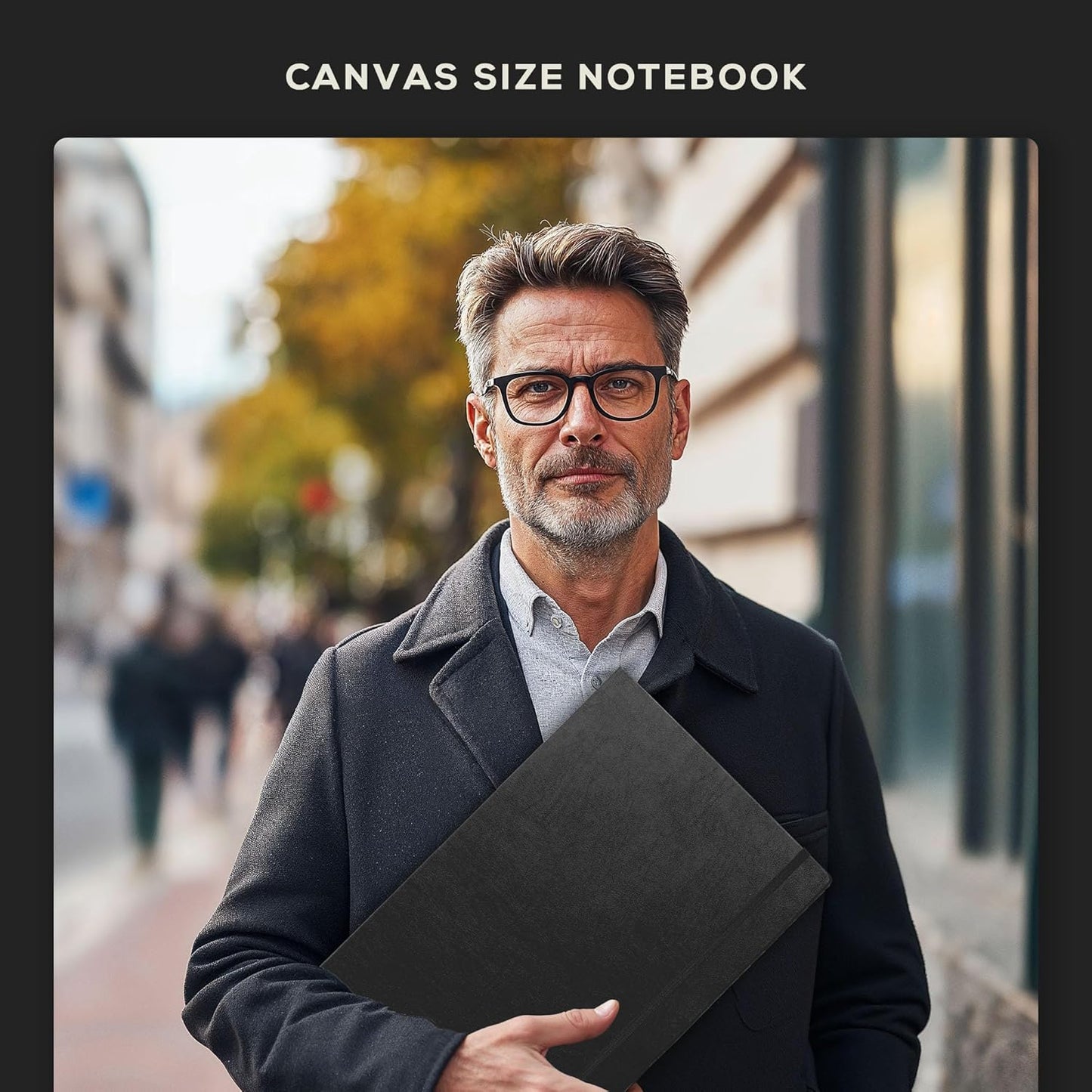 Beechmore Books A3 Sketchbook – 11.7x16.5 Premium Vegan Leather Bound Extra Large Sketch Book Hardcover, 160gsm 160 Perforated Ivory Pages, Blank Sketch Pad, Gift Boxed, Back Pocket, Ribbon Bookmark - Crafty Corner