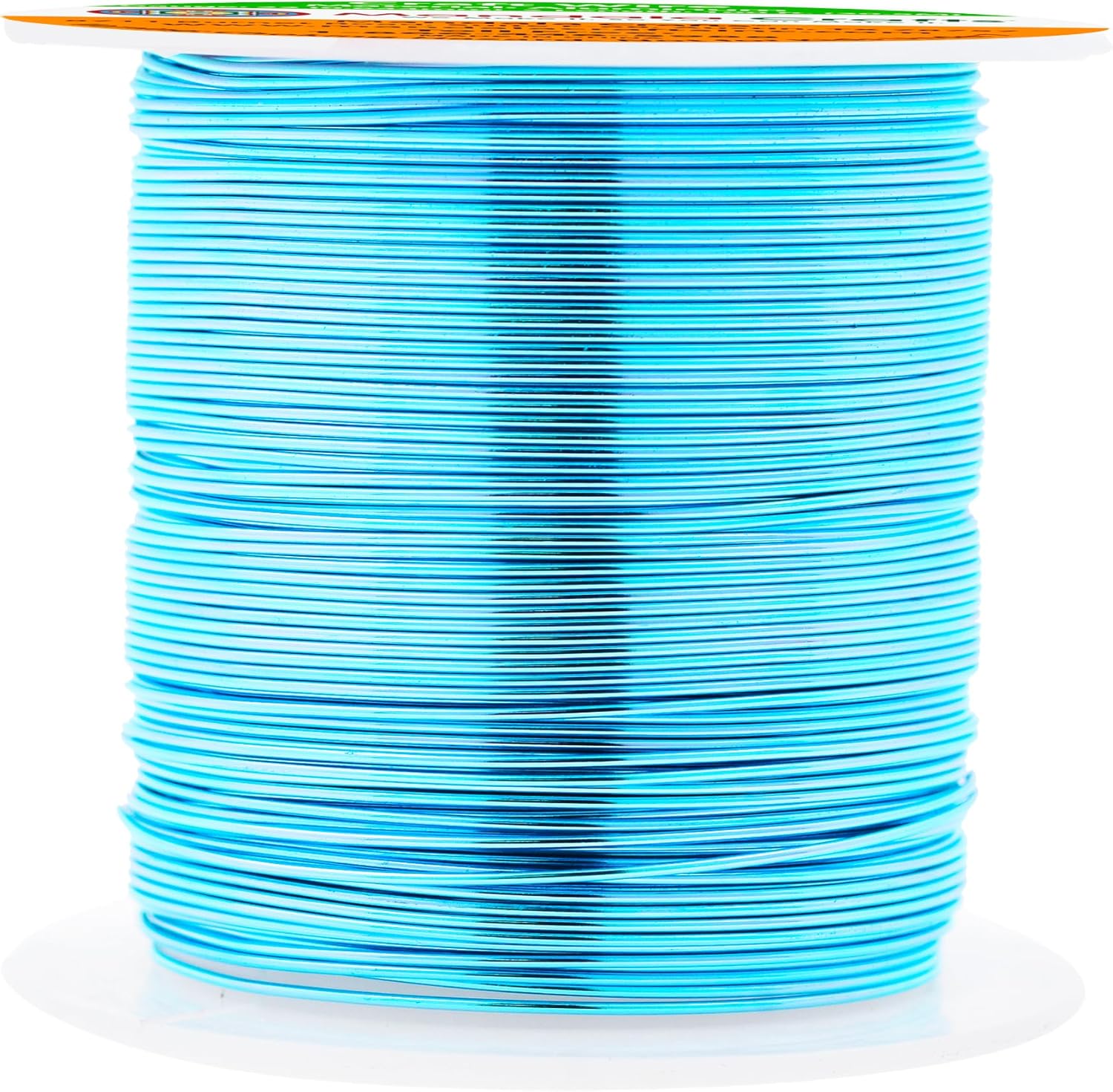Mandala Crafts 22 Gauge Anodized Aluminum Craft Wire for Jewelry Making - 100 FT Colored Flexible Turquoise Wire - Bendable for Bonsai Armature Crafting Sculpting - Crafty Corner