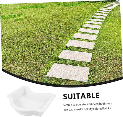 KESYOO Concrete Stepping Stone Mold Garden Paver Molds for Diy Pathway Cement Paving Kit Brick for Outdoor