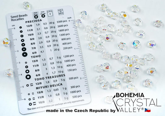 50 pcs Faceted Fire Polished Pressed Czech Glass Beads 6mm (0.24in), 00030-28701 Crystal AB
