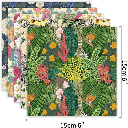 Origami Paper Kit 100 Sheets 6 Inch Square Double Sided Color 20 Vivid Colors for Hand Crafts Origami Paper Arts Creativity.Spring - Crafty Corner
