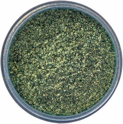 Premium Diamond Mica Powder Pigment- for Epoxy, Resin, Soap, Paint, Woodworking, Acrylic Pouring, Bath Bombs, Fishing Lures - DIY Arts and Crafts Additive (Diamond Olive Green)