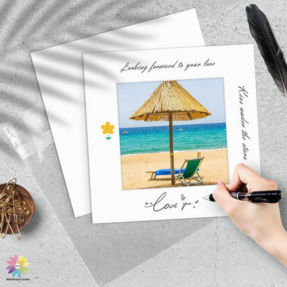 Mat Board Center, Pack of 10, 12x12 for 8x8 White Mat Kit - Acid Free, 4-ply Thickness, White Core - Includes Backing Boards and Clear Bags - for Pictures, Photos, Framing