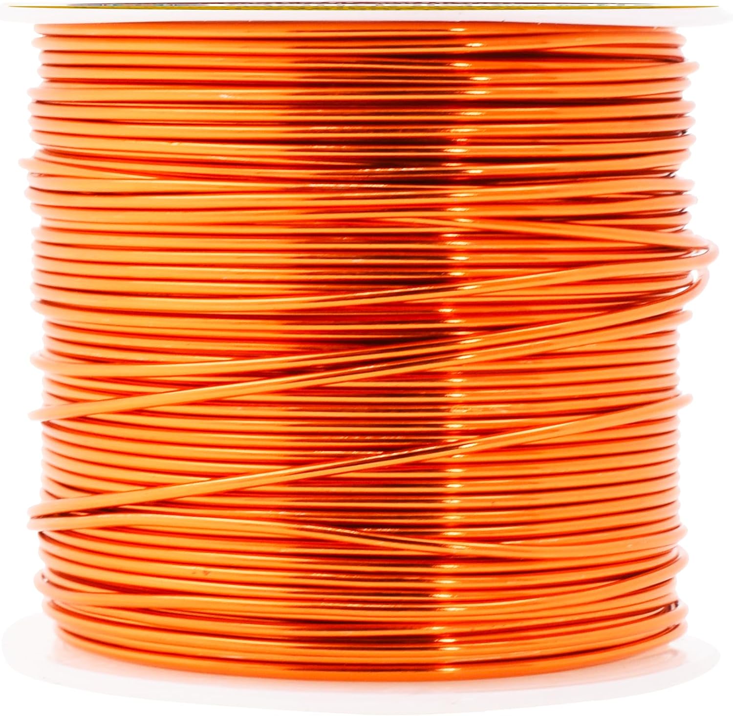 Mandala Crafts 18 Gauge Anodized Aluminum Craft Wire for Jewelry Making - 100 FT Colored Flexible Orange Wire - Bendable for Bonsai Armature Crafting Sculpting - Crafty Corner