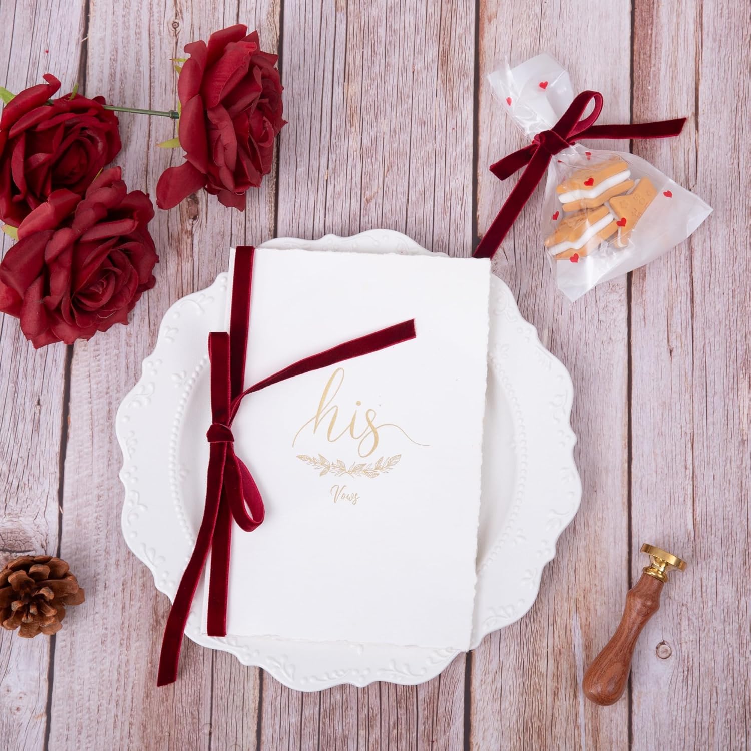 Vintage Burgundy Velvet Ribbon, 3/8 Inch X 25Yd - Crafty Corner