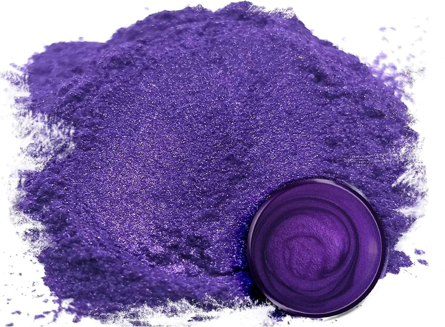 Eye Candy Pigments Premium Purple Mica Powder - Periwinkle Purple (50gr) - for Epoxy, Resin, Soap, Paint, Woodworking, Acrylic Pouring, Bath Bombs, Fishing Lures - DIY Arts and Crafts Additive