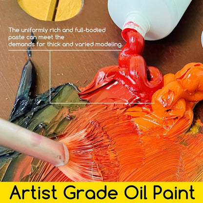 MEEDEN Artist Grade Oil Paint: Cadmium Green Hue - 60ml/2oz Tube - Professional Art Paints for Canvas Painting