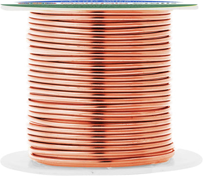 Mandala Crafts 16 Gauge Anodized Aluminum Craft Wire for Jewelry Making - 100 FT Colored Flexible Copper Tone Wire - Bendable for Bonsai Armature Crafting Sculpting - Crafty Corner