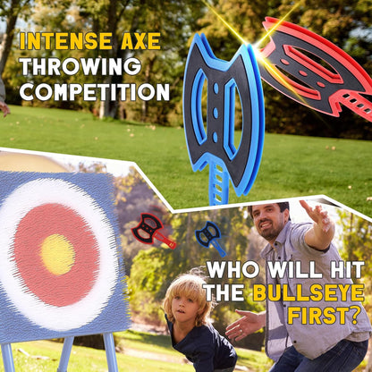 Throwing Axe for Axe Throwing Game for Backyard, Throwing Axe Set with Throwing Star for Outdoor Games, Durable and Fun for All Ages