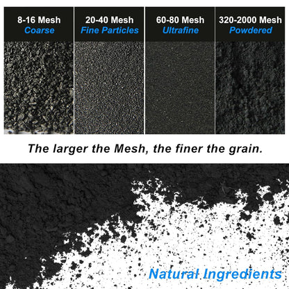 Pure Graphite Powder, 44-Micron Ultra-Fine Graphite Powder, Excellent Dry Powdered Graphite's Lubricant, Amazing Artistic Powdered Graphite's for Sketching, Drawing, Pencils, Locks - 8 oz