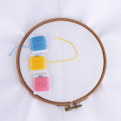 Aida Cloth 18 Count Cross Stitch Fabric,19×28inch (18CT, White)