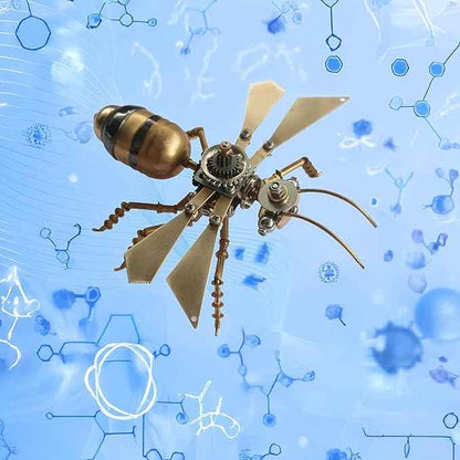 3D Steampunk Metal Puzzle, Mechanical Flying Ants Insects Model Building Kits, Arts & Crafts DIY Projects Hobby Kit,Funny Ideas for Birthday (Flying Ants)