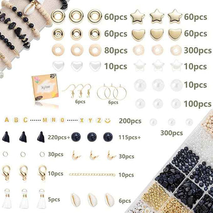 Xylise Jewelry Making Supplies Kit Natural Stone Beads for Irregular Natural Stone with for DIY Craft Bracelet Necklace Earrings for Adults (Purple)