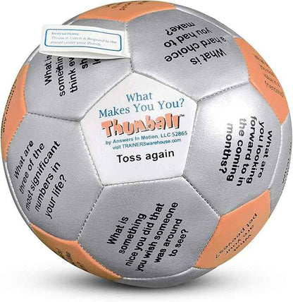Trainers Warehouse 6" Thumball Collection, 32 Prompts for Conversation, Team Building, Relationship and Training