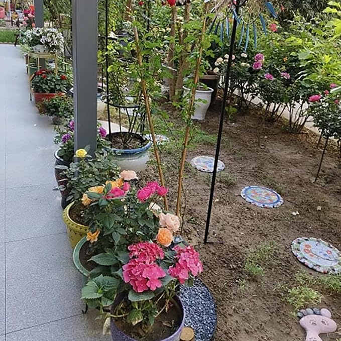 Stepping Garden Stone 1/3 / 6 Pack Step Stone for Yard Pool, Outside Garden Stepping Stone for Yard, Butterfly Dragonfly Gardening Gifts Stairs for Mothers Day (Color : 3-Pack)